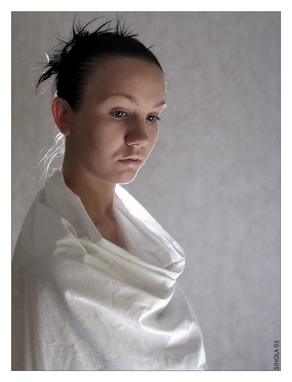 looking inside portrait