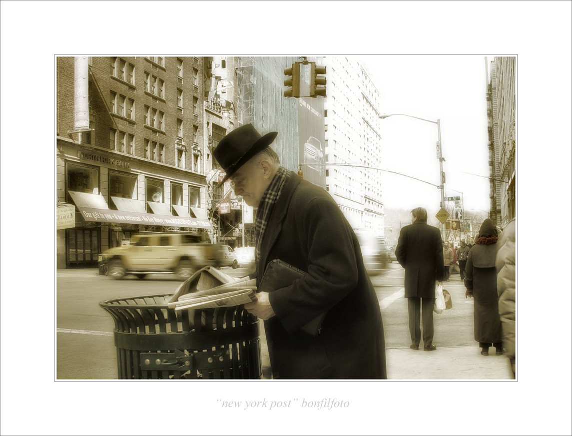&quot;YESTERDAY PAPER&quot; NEW YORK