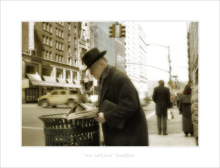 "YESTERDAY PAPER" NEW YORK