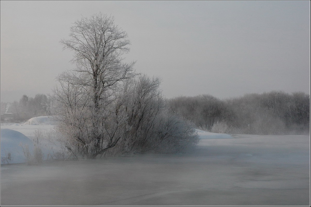 Морозное утро (после оттепели)