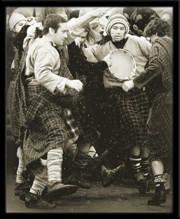 Ирландские танцы с бубном.