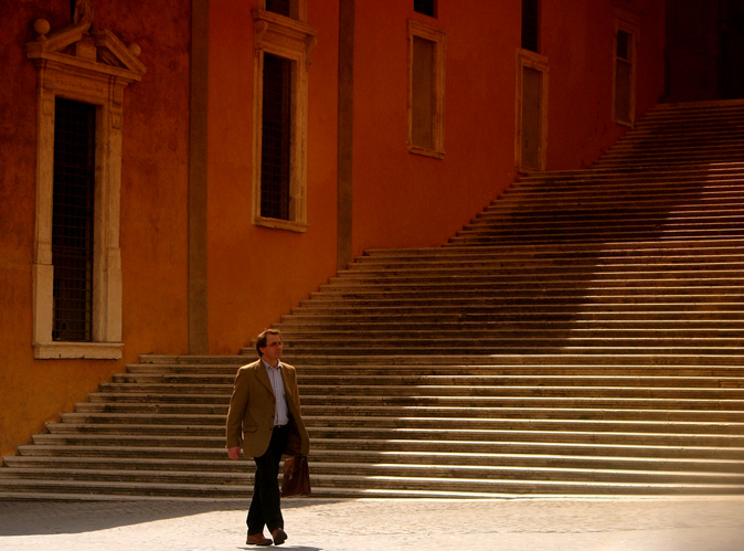 Utro na Piazza del Campidoglio