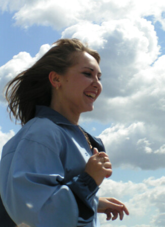 Девушка, которая бежит...