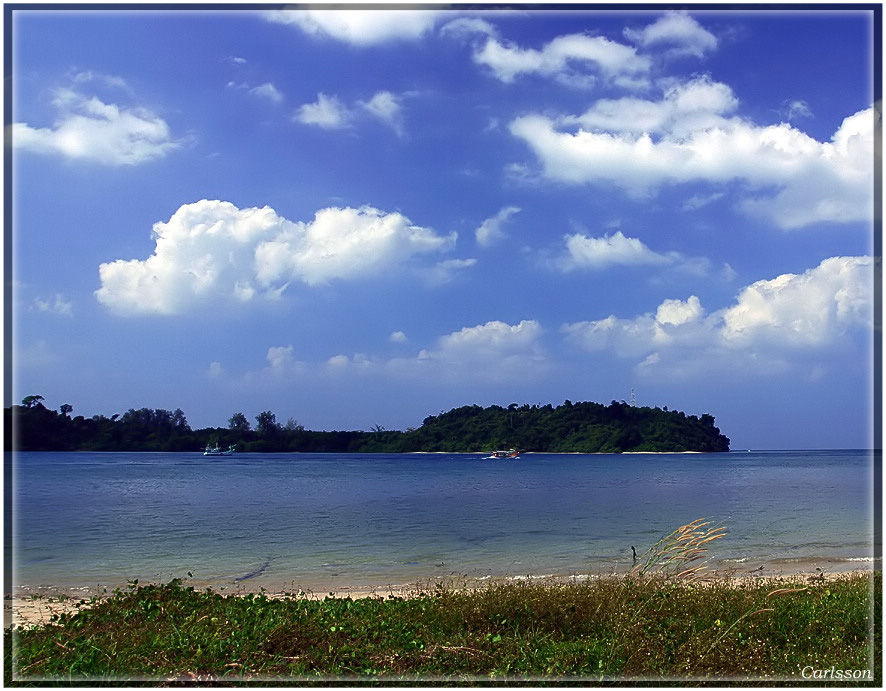 ~Вид с побережья Phang Nga~