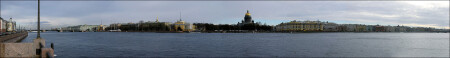 Панорама весеннего Петербурга...