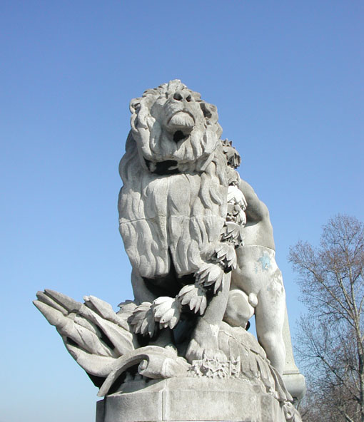 Гордый лев