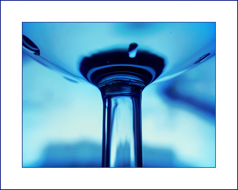 Glass In Blue
