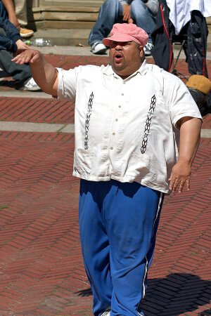 Big men can dance too...
