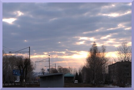 По дороге на работу...