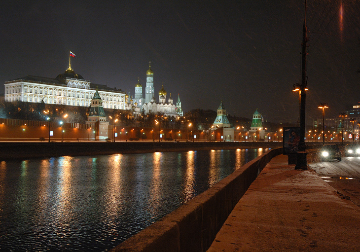 Кремль новогодний