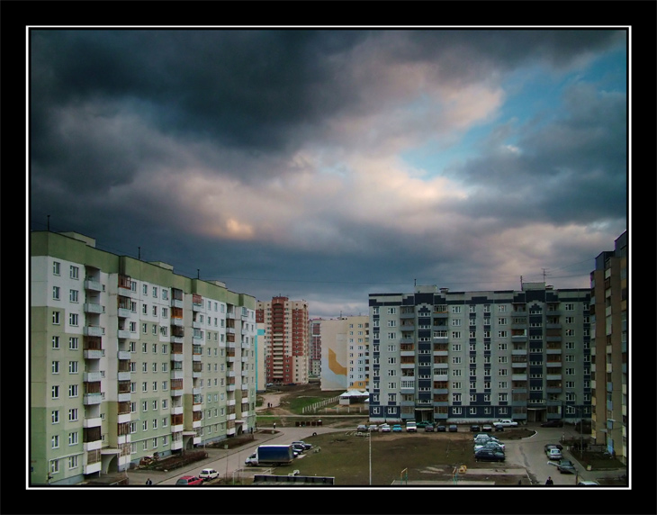 Обычный вид из окна вчера