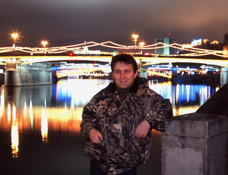 Турист в Москве