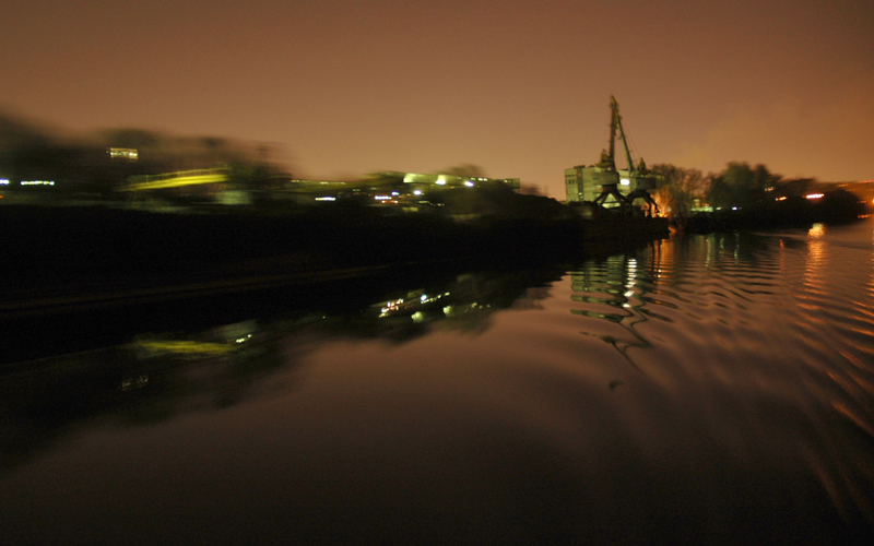 afloat