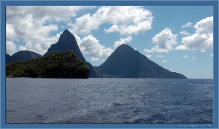 Остров St. Lucia, Южные Карибы.