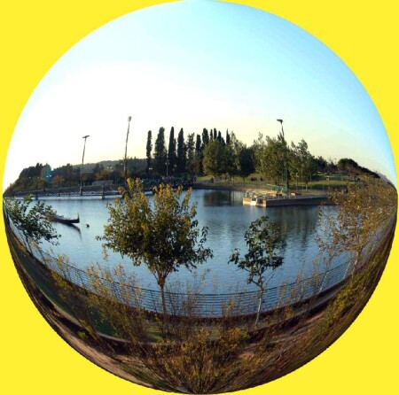 Шар голубой