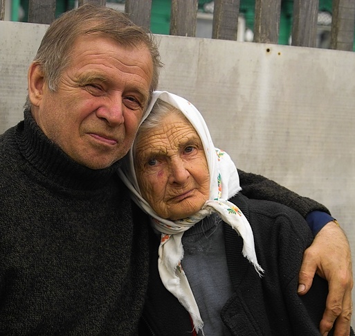 Сын и мать.