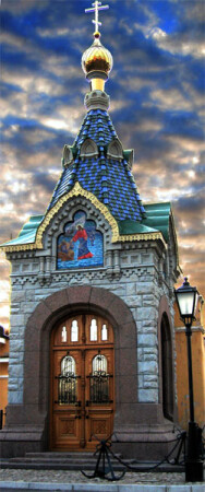 Небо и крест