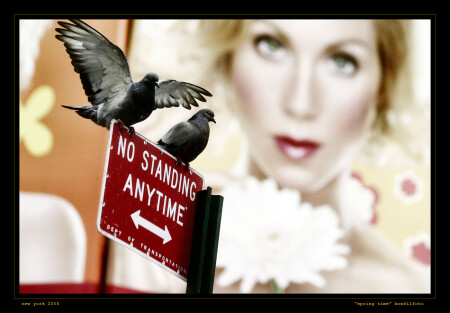 "SPRINGTIME. TIMES SQUARE2005" NEW YORK