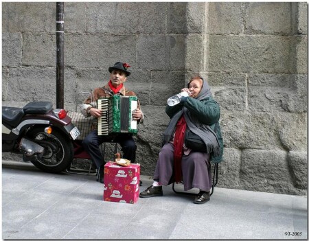 Street musicians