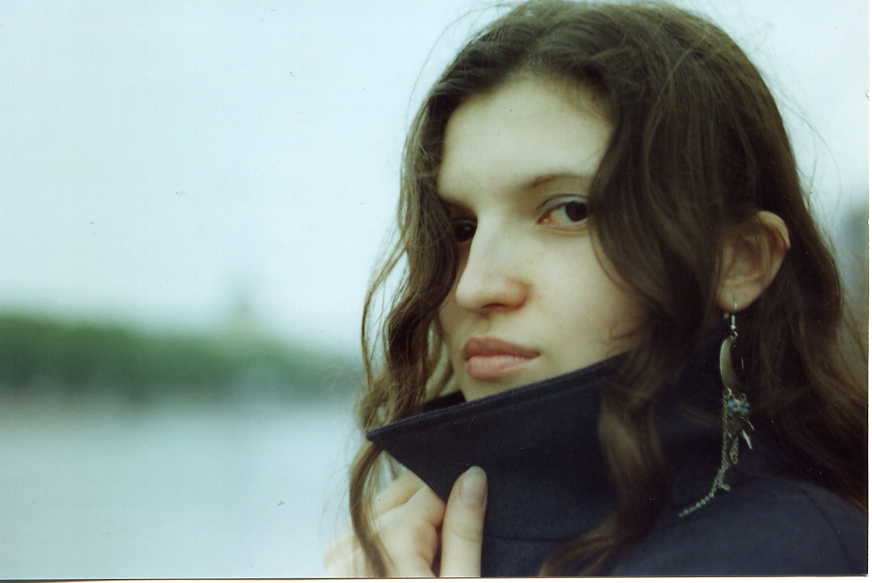 little woman feels lonely