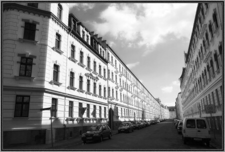 Leipzig. Streetspective.