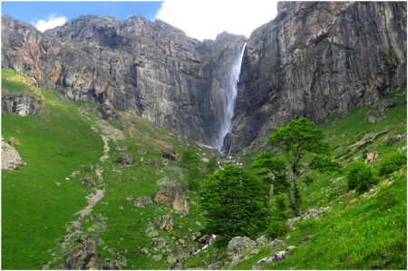 Горный водопад