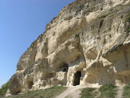 В горах