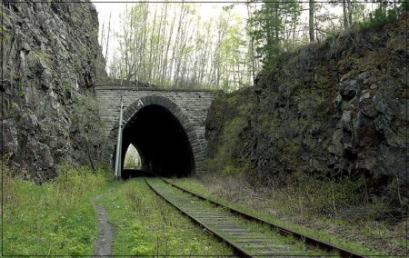 Кругобайкальская железная дорога.