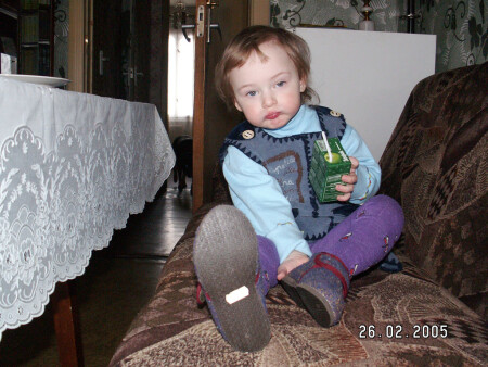 соку напилася