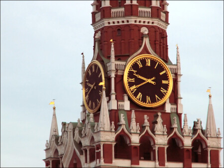 Туристы в Москве