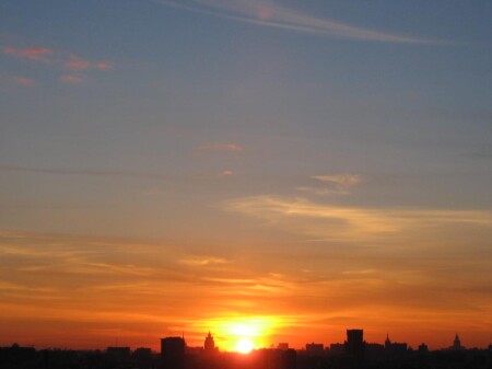 Москва с балкона