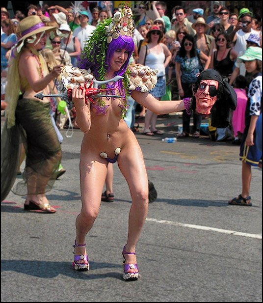Indecent exposure.