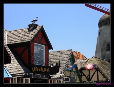 Сказачный город Solvang.