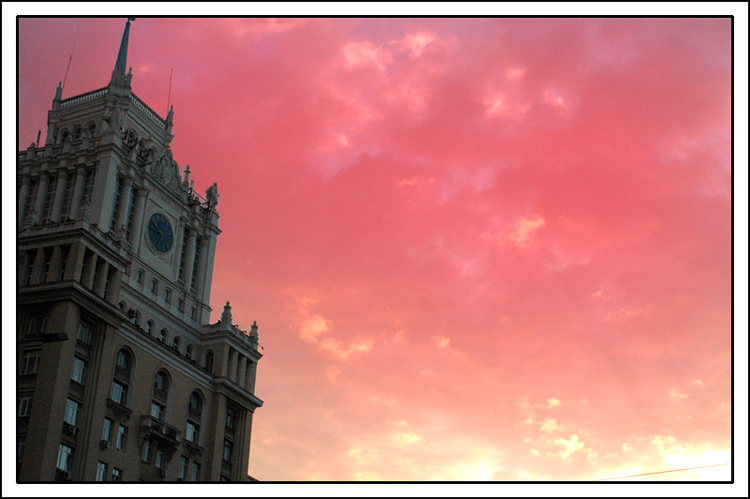 Red sky