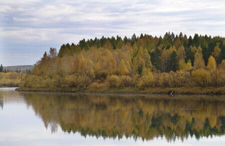 осень на Лене