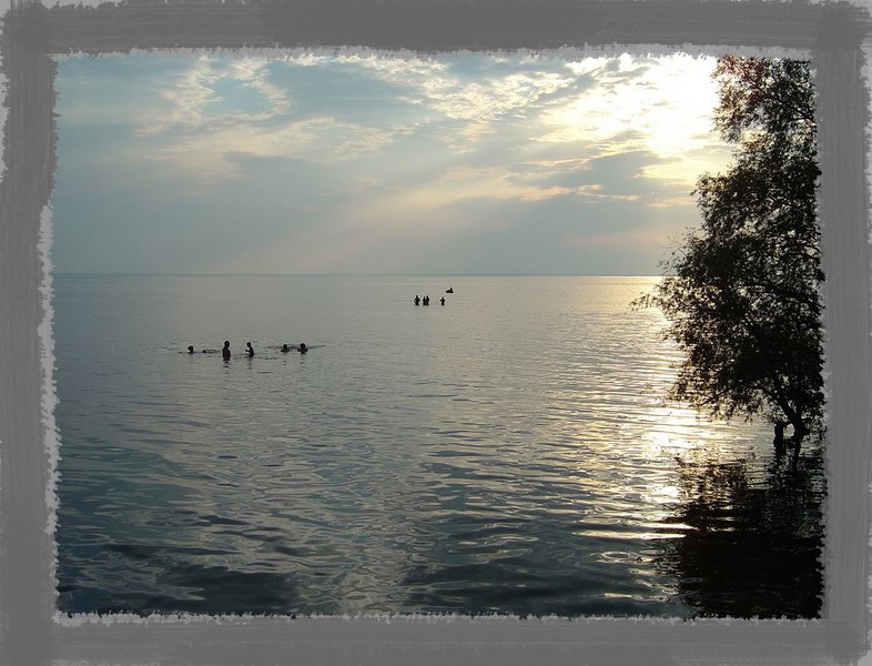 Вечер на киевском море