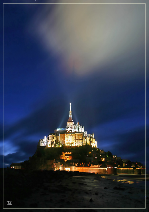 Le Mont St Michel - Ночь