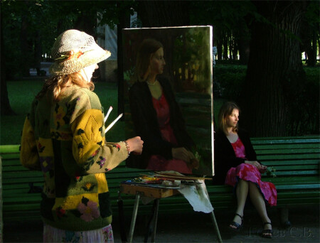 Портрет с портретистом