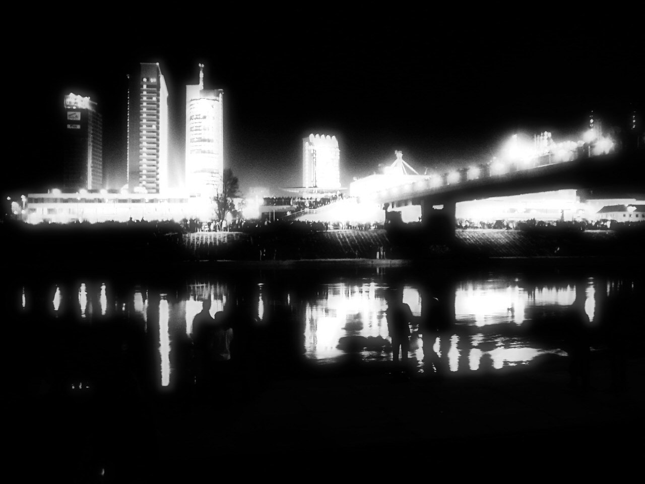 city in night