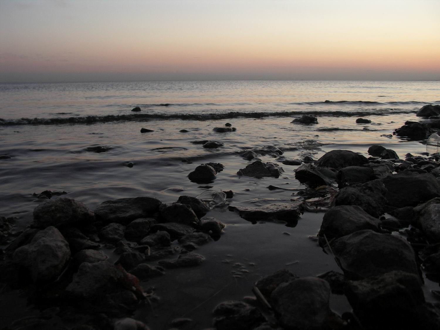 небо, море, камни