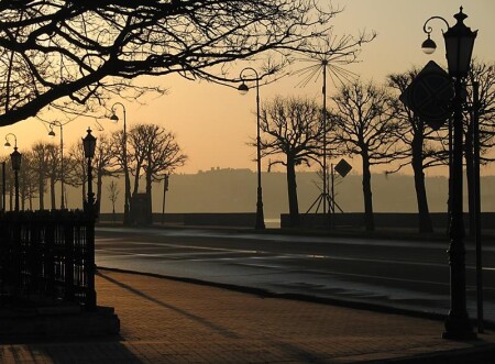 Рассветный силуэт.