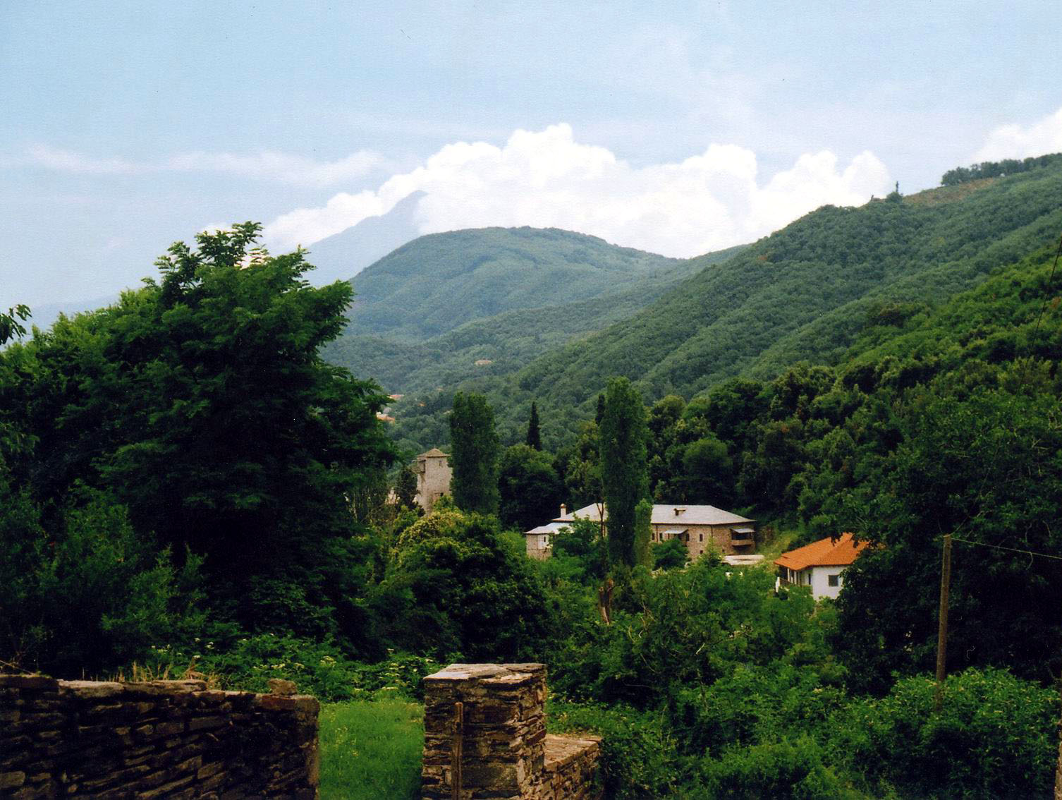 Карея.Вид на г. Афон