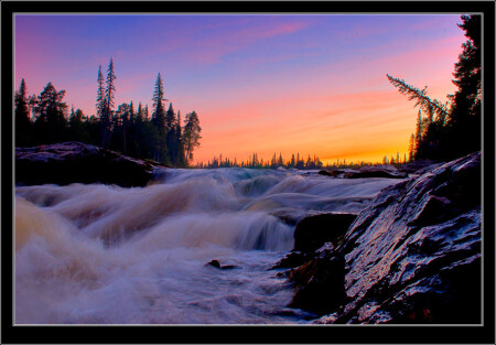 Краски северного заката