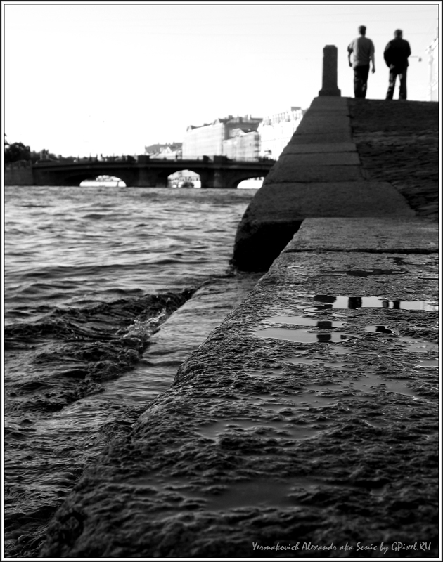 ... by the water