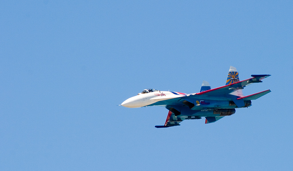 Су-27 в полете