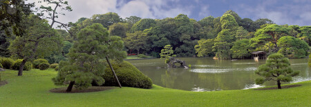 Rikugien Garden. Tokyo