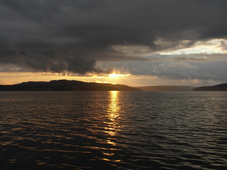 Закат на Красноярском море