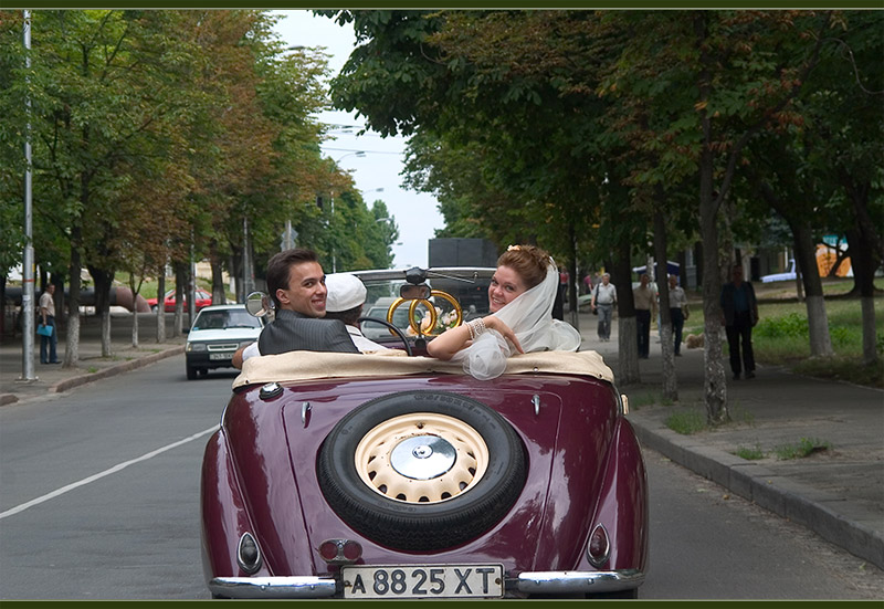 Just married