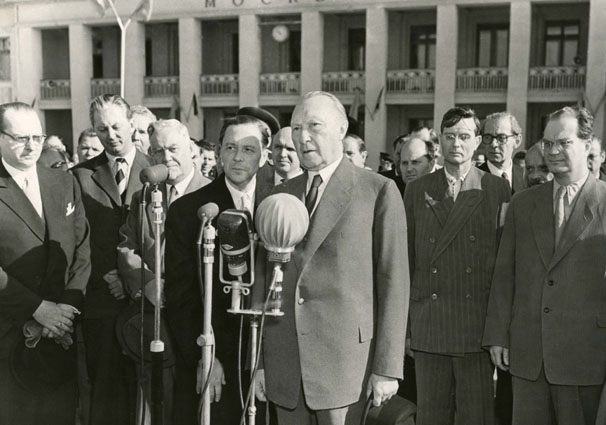 1955 г. Аденауэр в Москве