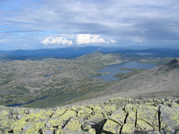 Gaustatoppen -высота 1880 м